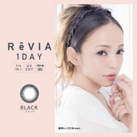 REVIA 레비아 원데이(써클) 블랙(1박스 10개들이)