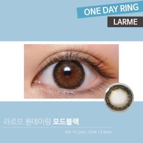 LARME 1day Ring 라르므 원데이링 모드블랙(1박스 10개들이)