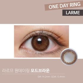 LARME 1day Ring 라르므 원데이링 모드브라운(1박스 10개들이)