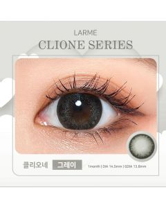 LARME CLIONE SERIES 클리오네 시리즈 클리오네그레이(2박스세트) 렌즈라라 작은 컬러렌즈 직구 이미지